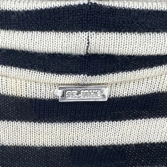 St.‎ John Cardigan Tan Black Size Small - Picture 7 of 7